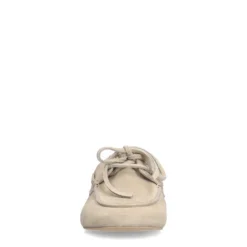 Taupe suède bootschoenen