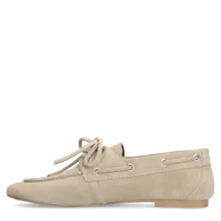 Taupe suède bootschoenen