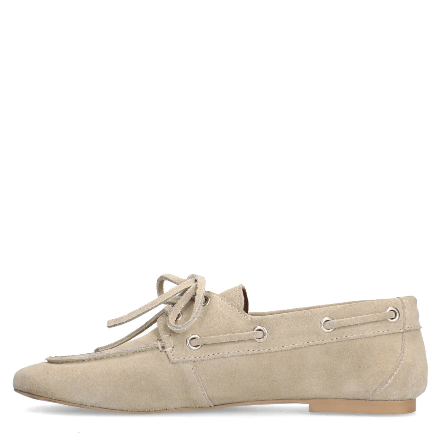 Taupe suède bootschoenen