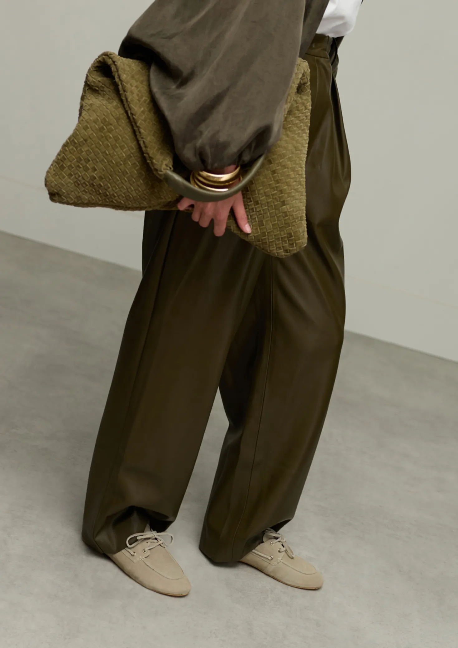 Taupe suède bootschoenen