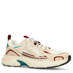 Witte sneakers met multicolor details