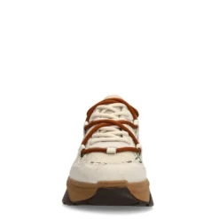 Witte sneakers met snake details
