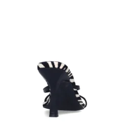 Zebra print muiltjes met hak