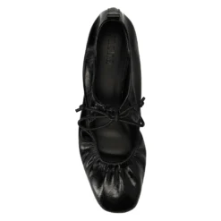 Zwarte ballerina's met veters