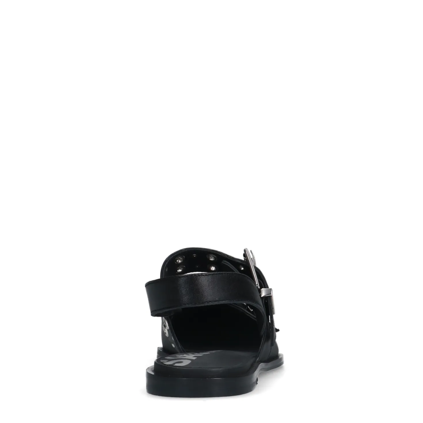 Zwarte buckle slingbacks