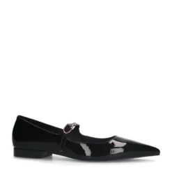 Zwarte lak ballerina's