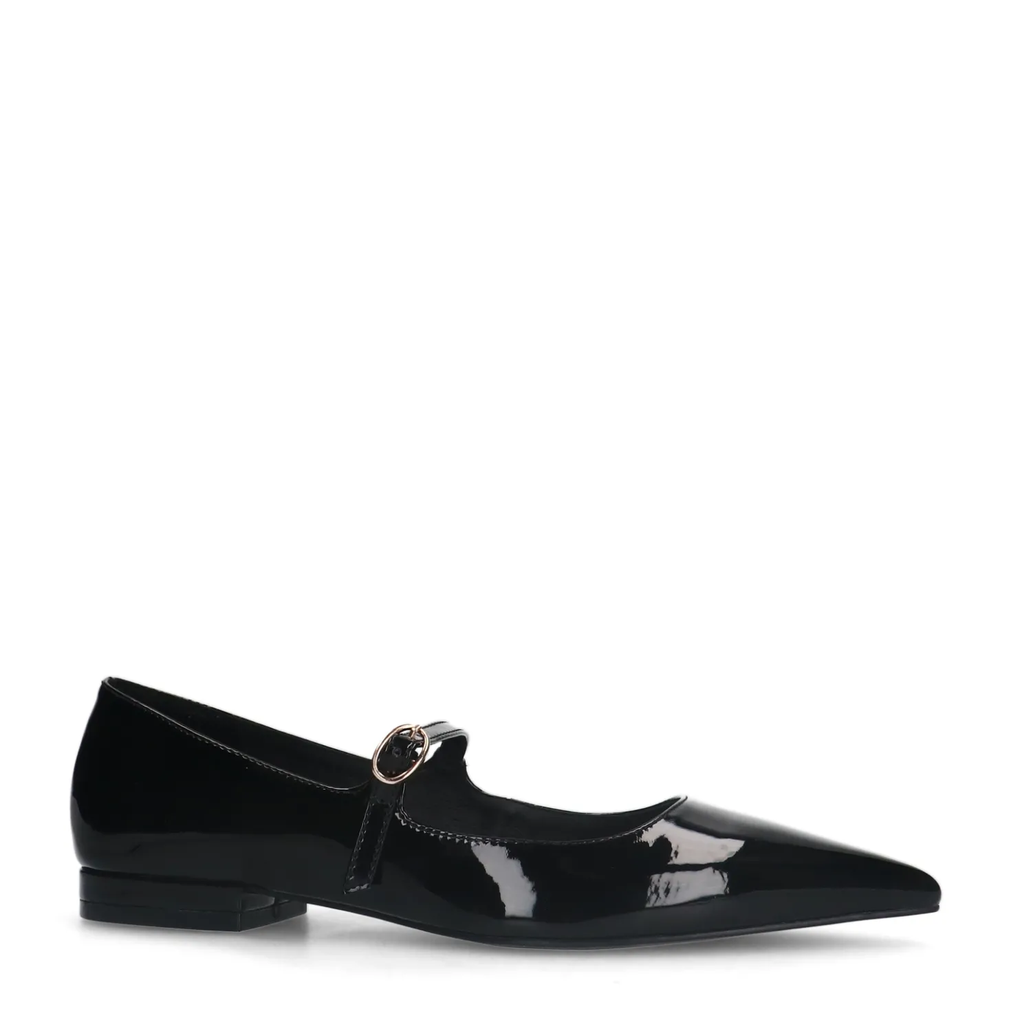 Zwarte lak ballerina's