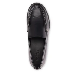 Zwarte lakleren loafers