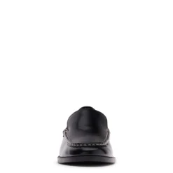 Zwarte lakleren loafers