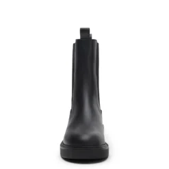 Zwarte leren chelsea boots