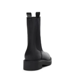 Zwarte leren chelsea boots