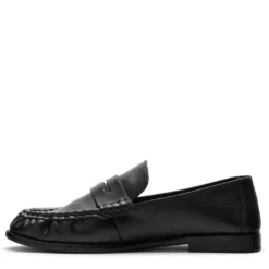 Zwarte leren loafers