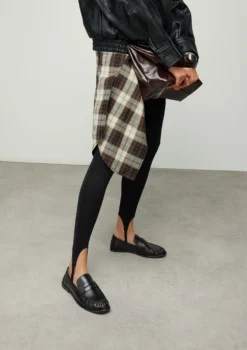 Zwarte leren loafers