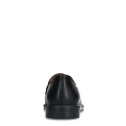 Zwarte leren penny loafers
