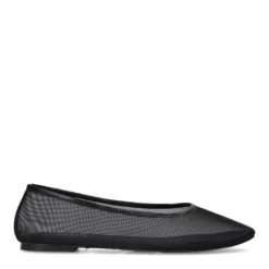 Zwarte mesh ballerina's