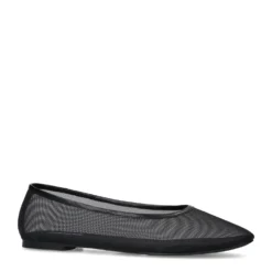 Zwarte mesh ballerina's