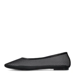 Zwarte mesh ballerina's