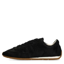 Zwarte pony hair sneakers