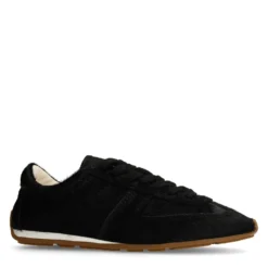Zwarte pony hair sneakers