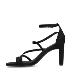 Zwarte sandalen met hak