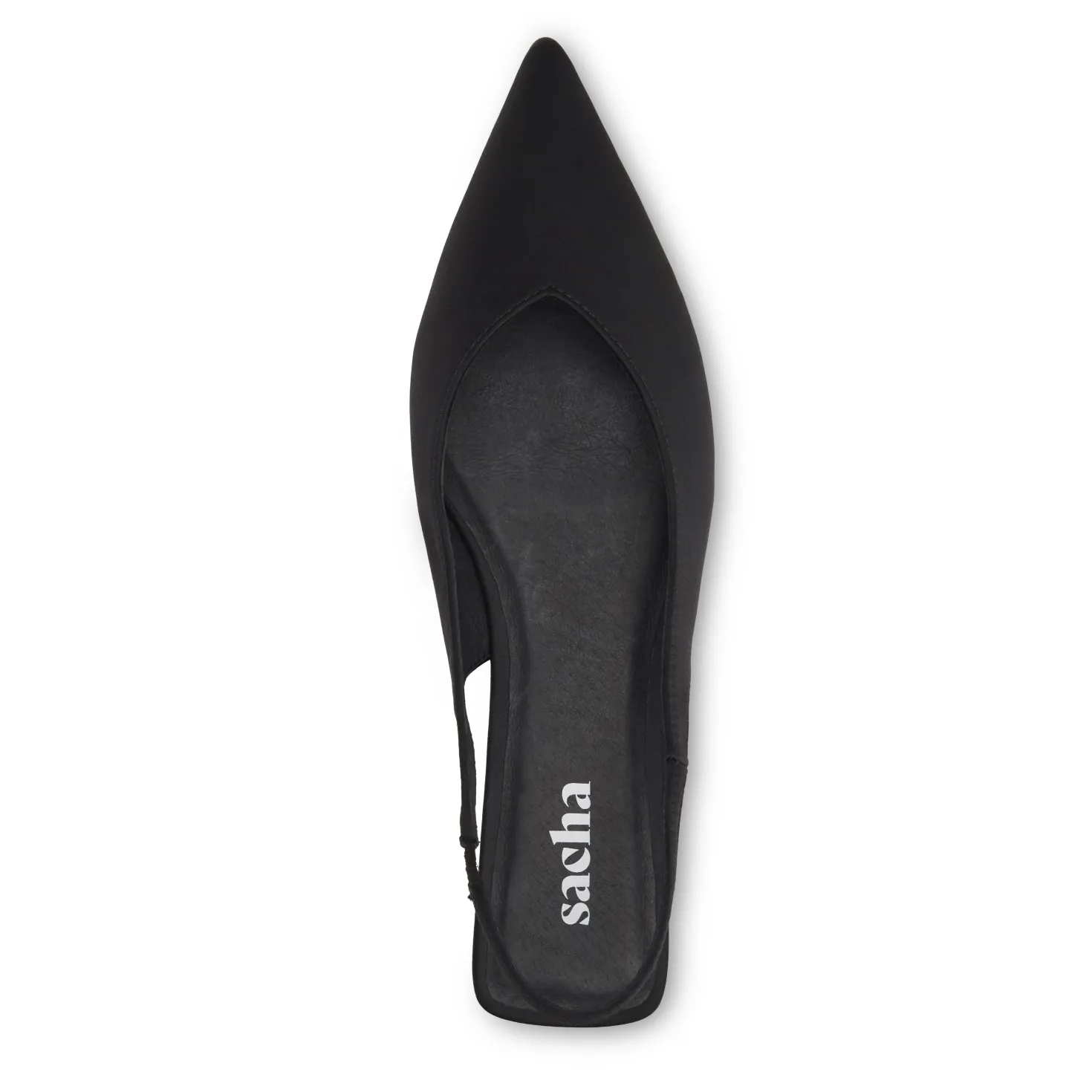 Zwarte slingbacks