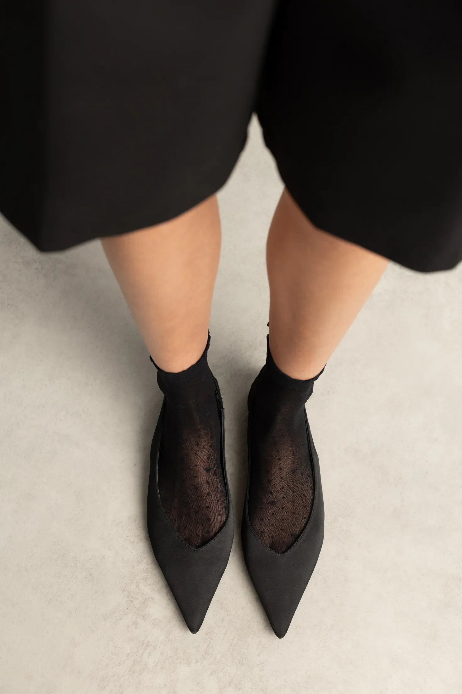 Zwarte slingbacks