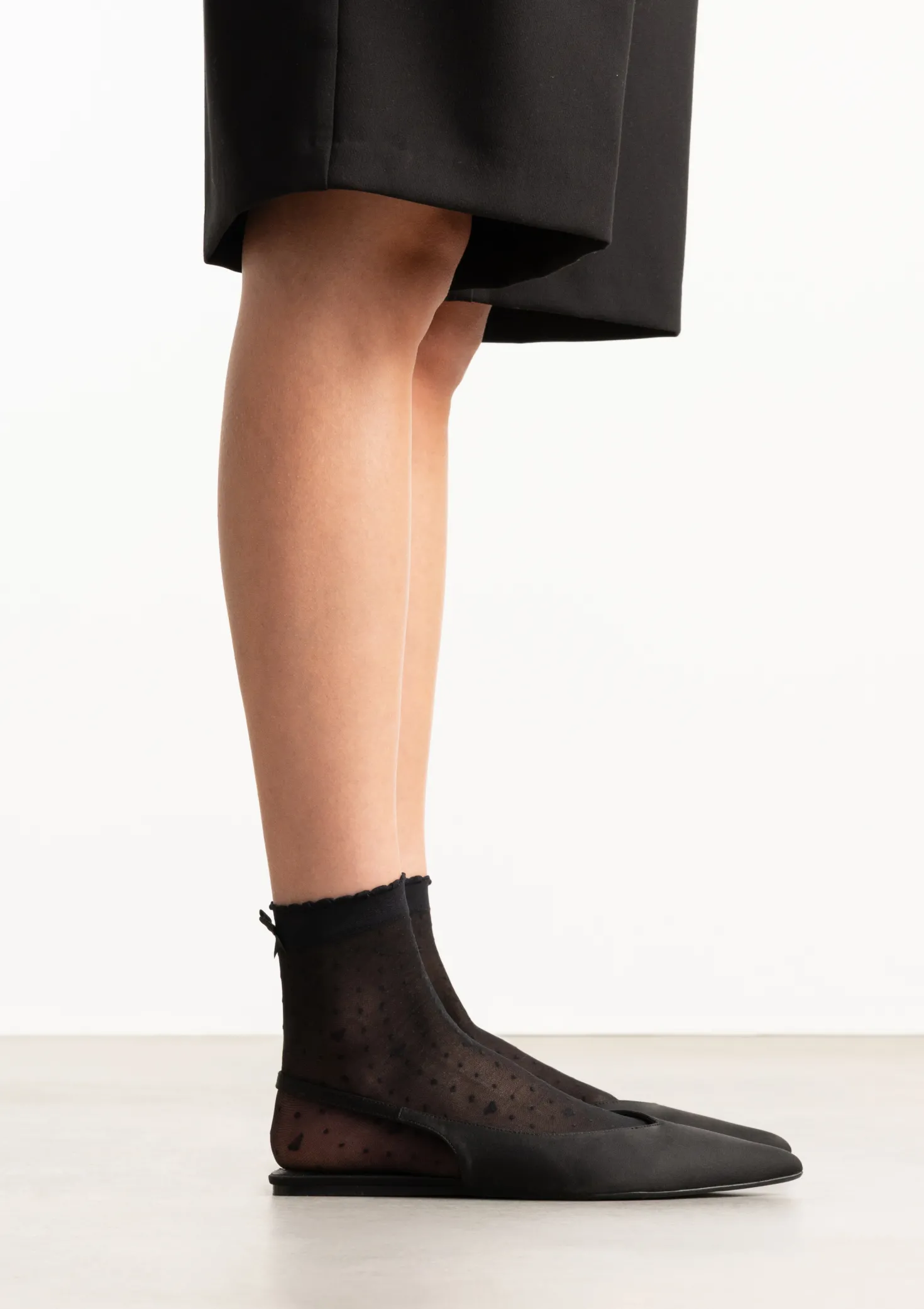 Zwarte slingbacks