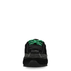 Zwarte sneakers met dubbele veters