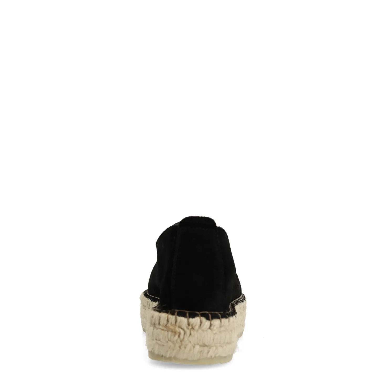 Zwarte suède espadrilles