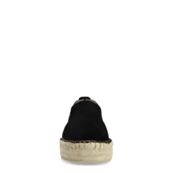 Zwarte suède espadrilles