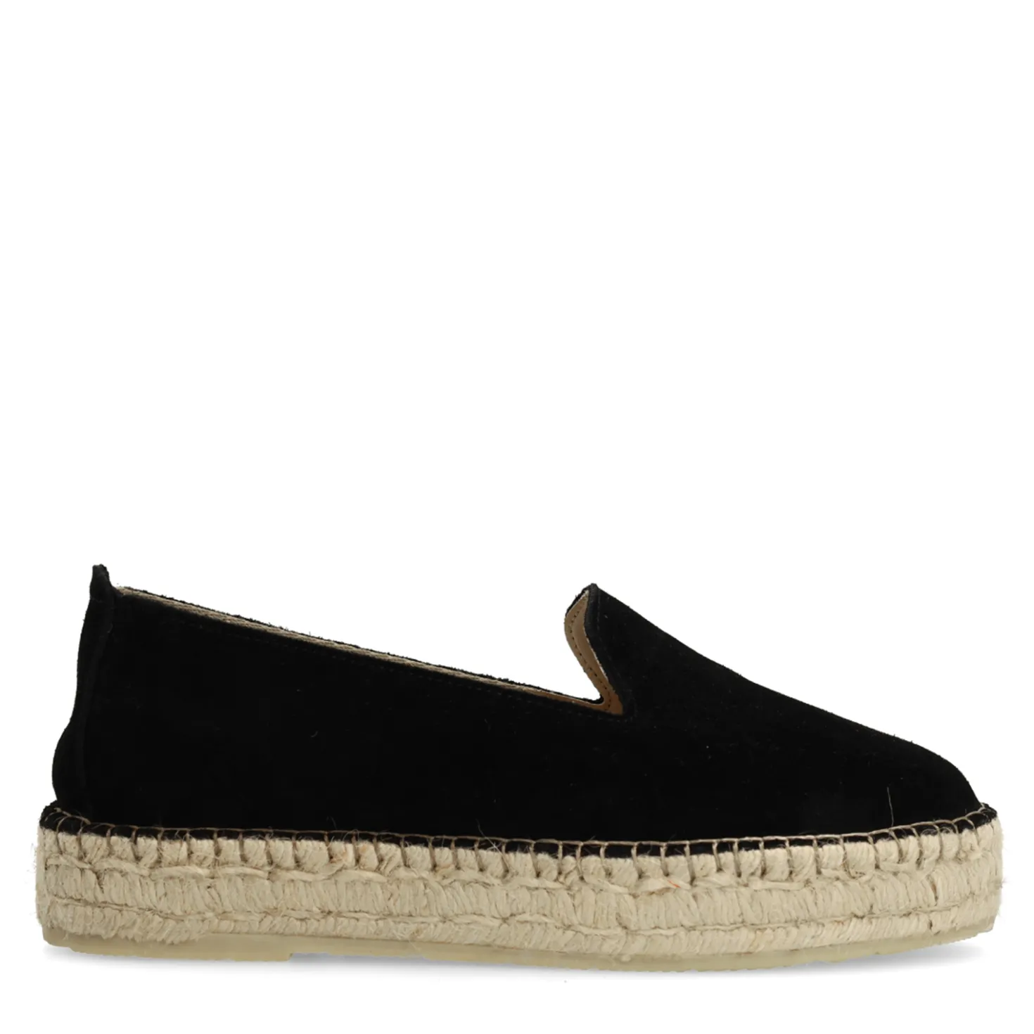Zwarte suède espadrilles