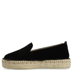 Zwarte suède espadrilles