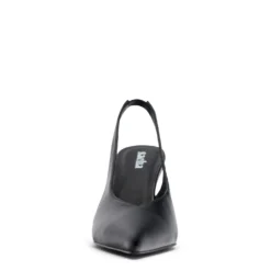 Zwarte wedge slingbacks