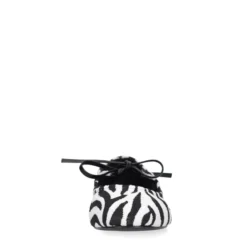 Zwarte zebra ballerina's
