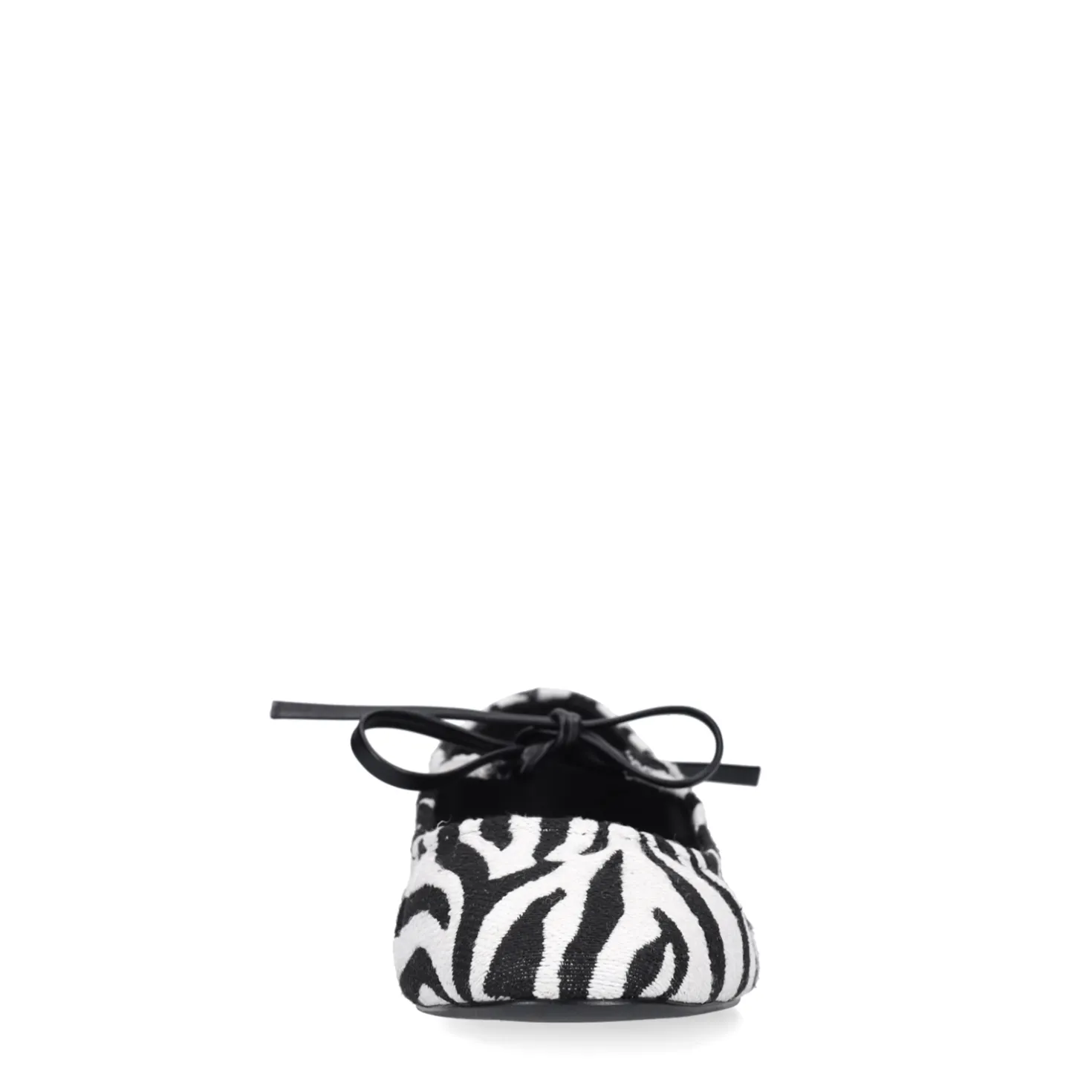 Zwarte zebra ballerina's