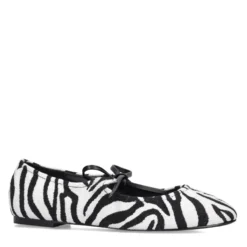 Zwarte zebra ballerina's