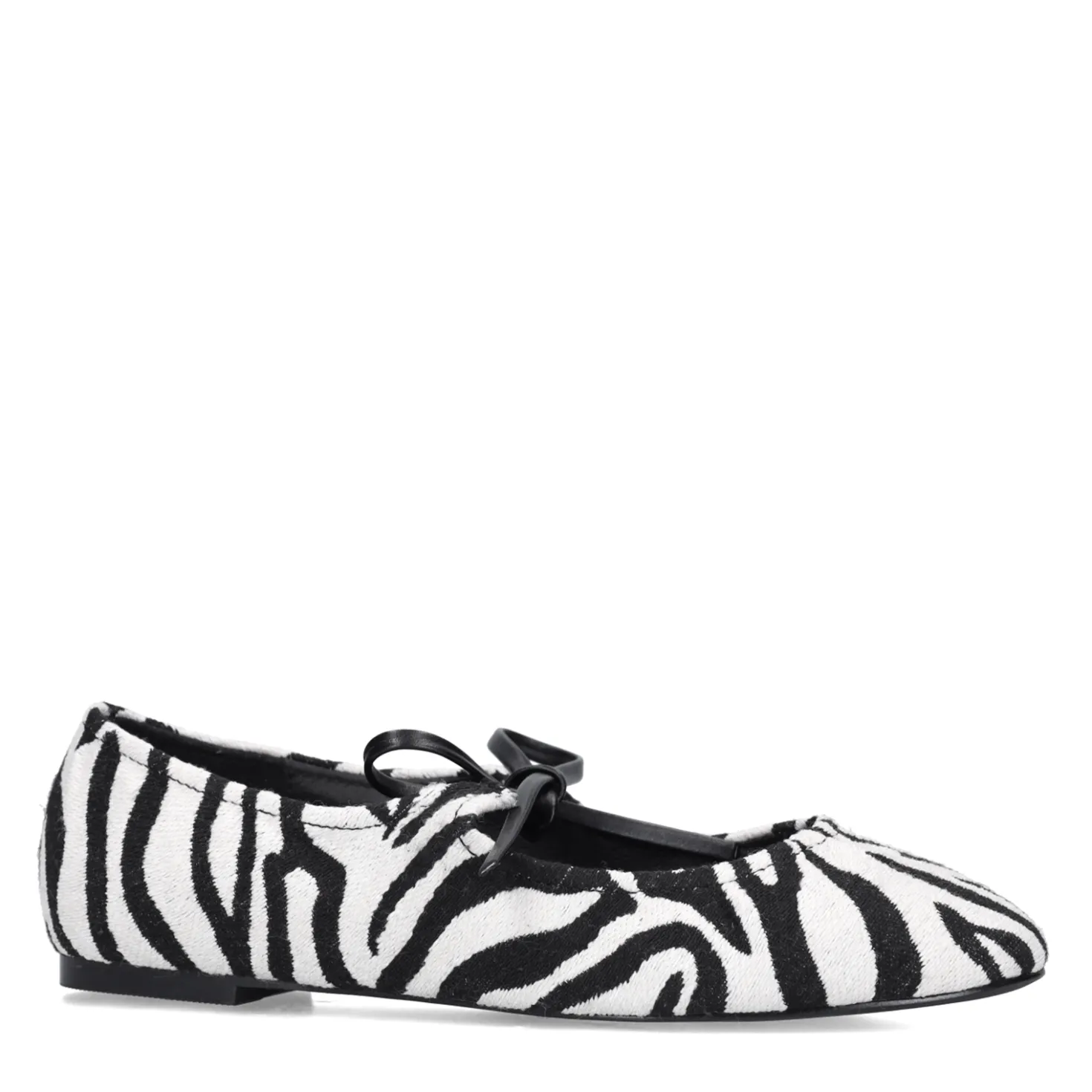 Zwarte zebra ballerina's