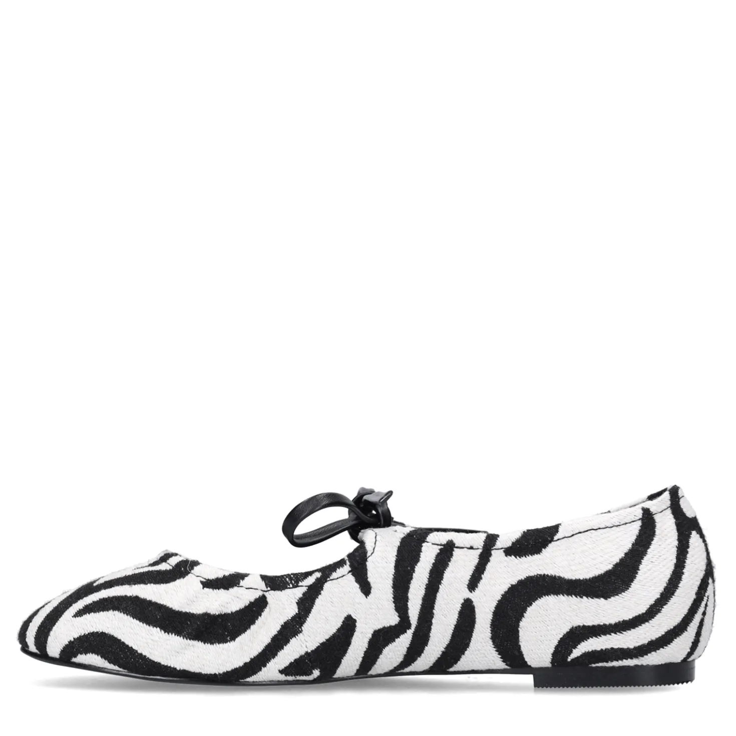 Zwarte zebra ballerina's