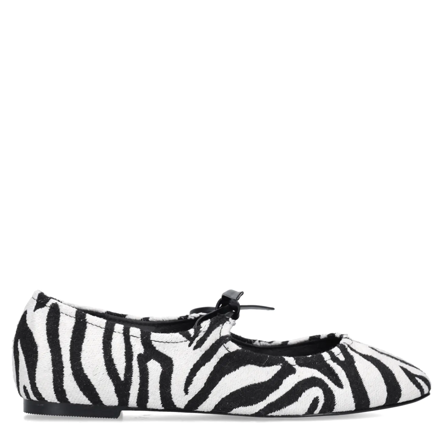 Zwarte zebra ballerina's